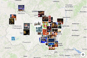 Carte interactive des lieux de ventes éphémères métiers d'art 