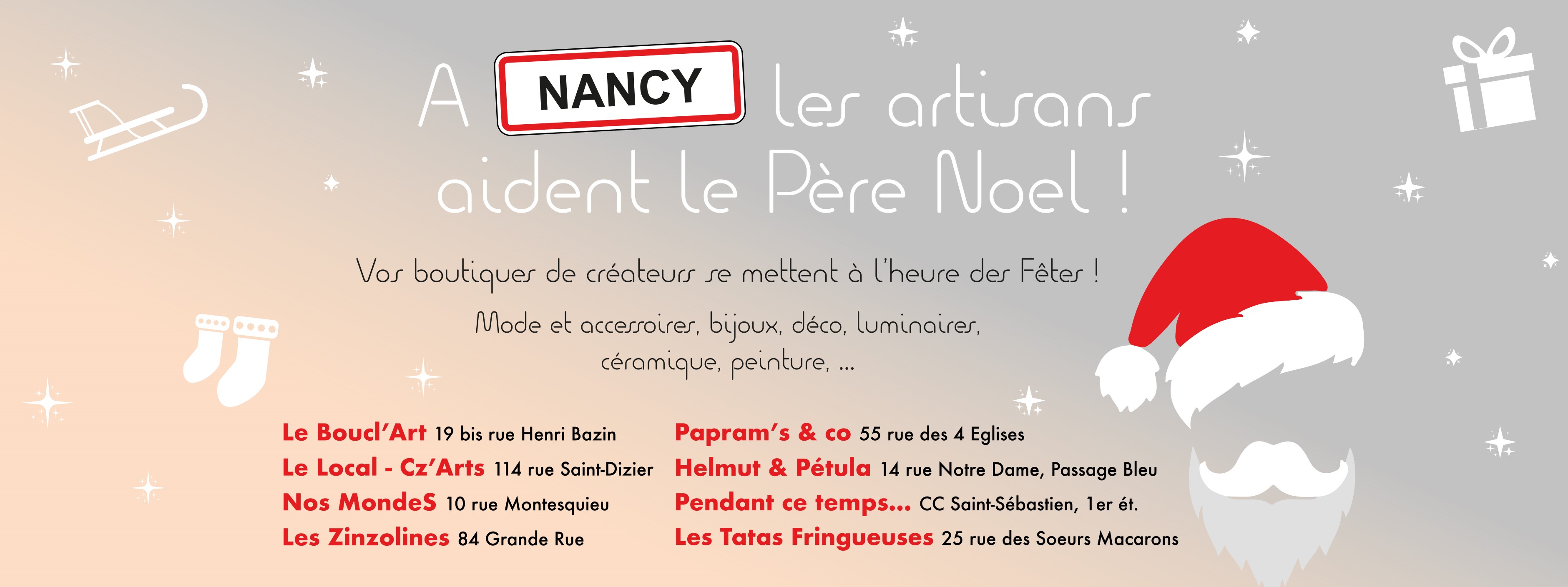 A Nancy les artisans aident le père Noël!